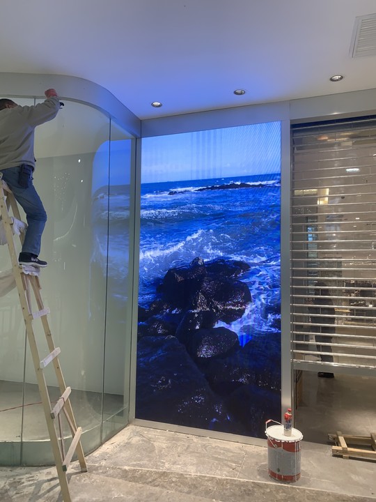 萬達廣場，豎屏，P2.5,5.12平方