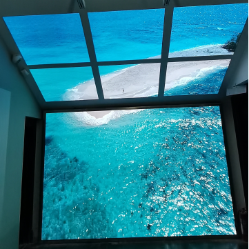 銘新街P1.86安裝完畢，0.96x0.96x6，3.2x2.08m