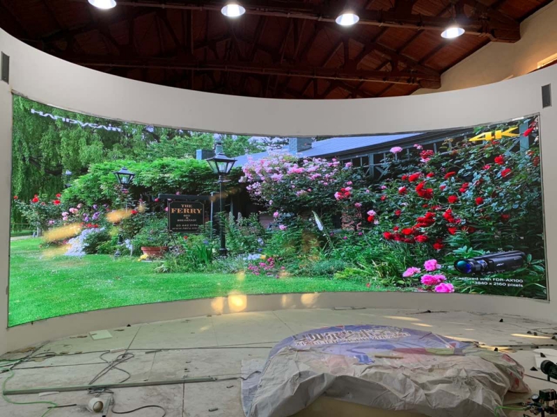 弧形屏，華中科技大學，P2.5,31.74平方